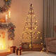 VidaXL décoration de Noël sapin de Noël 180 cm métal noir