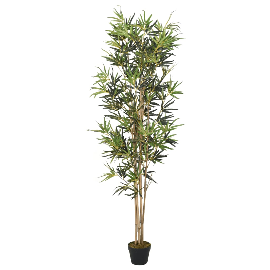 VidaXL plante artificielle bambou 1104 feuilles 180 cm vert