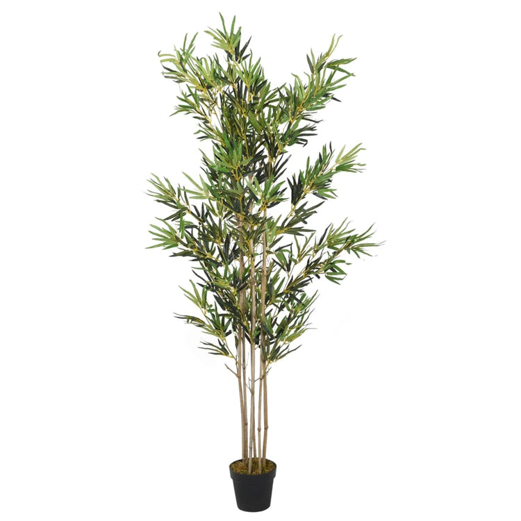 Vidaxx plante artificielle bambou 1380 feuilles 200 cm vert