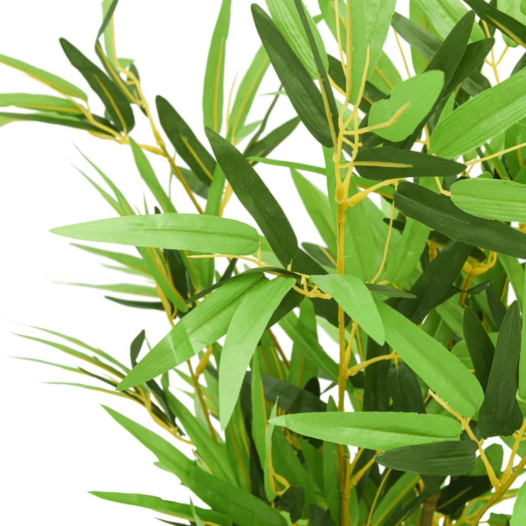 VidaXL plante artificielle bambou 500 feuilles 80 cm vert