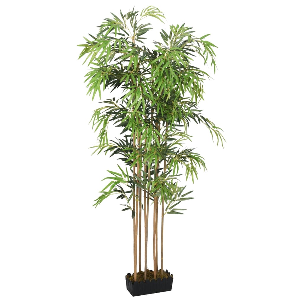 Vidaxx plante artificielle bambou 1095 feuilles 150 cm vert