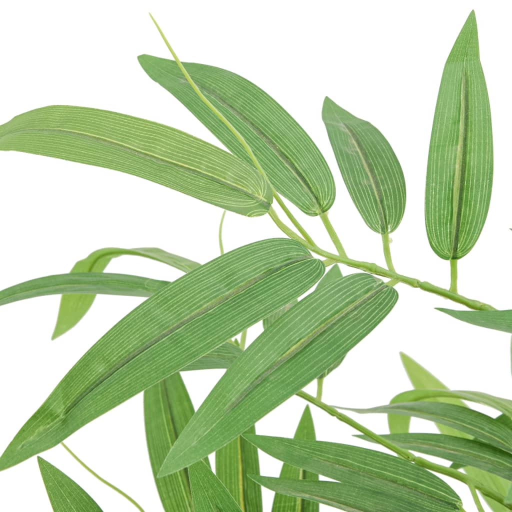VidaXL plante artificielle bambou 384 feuilles 120 cm vert