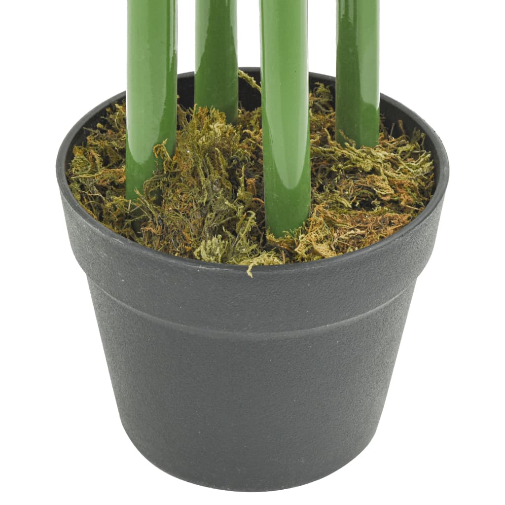 VidaXL plante artificielle bambou 384 feuilles 120 cm vert