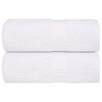Vidaxl Charges de toilette 2 ST 15x21 cm 360 g m² 100% coton blanc