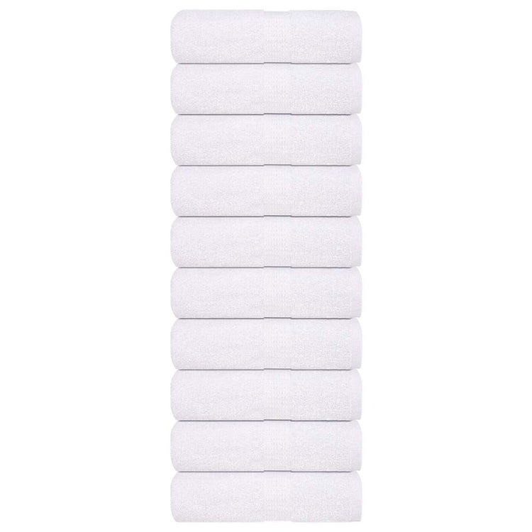 Chantinglets Vidaxl 10 ST 15x21 cm 360 g m² 100% coton blanc