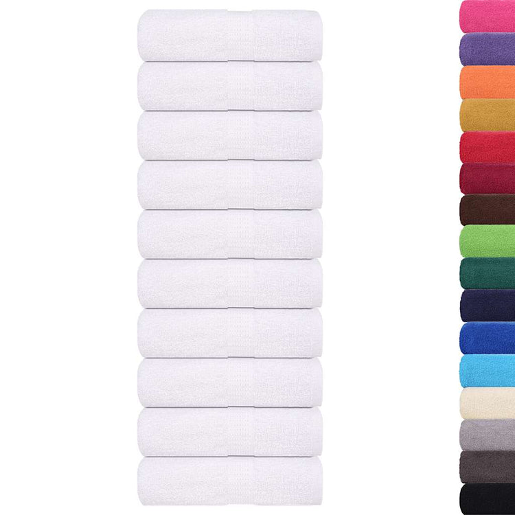 Vidaxl Soap Wipes 50 ST 30x30 cm 360 g m² 100% coton blanc