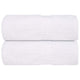 Vidaxl Guest Wipes 2 PCS 30x50 cm 360 g m² 100% coton blanc