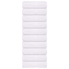 Vidaxl Guest Wipes 10 PCS 30x50 cm 360 g m² 100% coton blanc