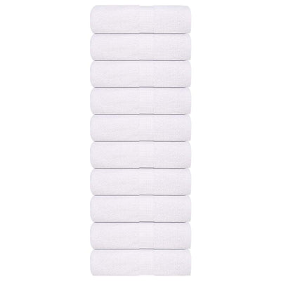 Vidaxl Guest Wipes 10 PCS 30x50 cm 360 g m² 100% coton blanc
