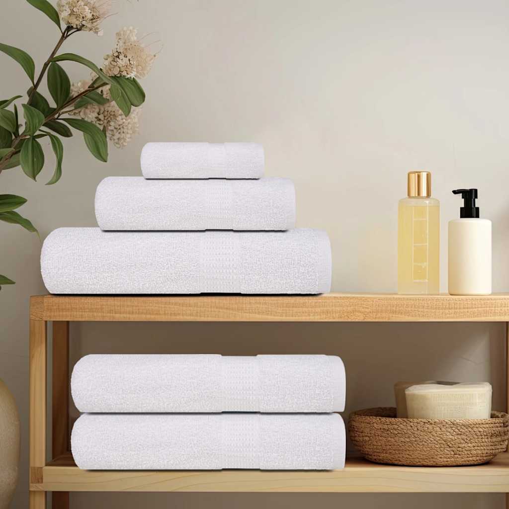 Vidaxl Guest Wipes 10 PCS 30x50 cm 360 g m² 100% coton blanc