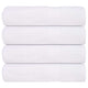 Serviettes vidaxl 4 ST 50x100 cm 360 g m² 100% coton blanc