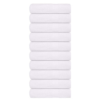 Serviettes vidaxl 10 ST 50x100 cm 360 g m² 100% coton blanc