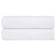 Serviettes de douche vidaxl 2 st 70x140 cm 360 g m² 100% coton blanc