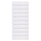 Serviettes de douche vidaxl 10 st 70x140 cm 360 g m² 100% coton blanc