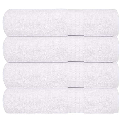 Serviettes de bain vidaxl 4 pcs 100x150 cm 360 g m² 100% coton blanc