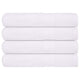 Serviettes vidaxl 4 ST 100x200 cm 360 g m² 100% coton blanc