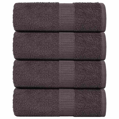 Vidaxl Charges de toilette 4 ST 15x21 cm 360 g m² 100% coton Colore