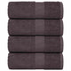 Vidaxl Charges de toilette 4 ST 15x21 cm 360 g m² 100% coton Colore