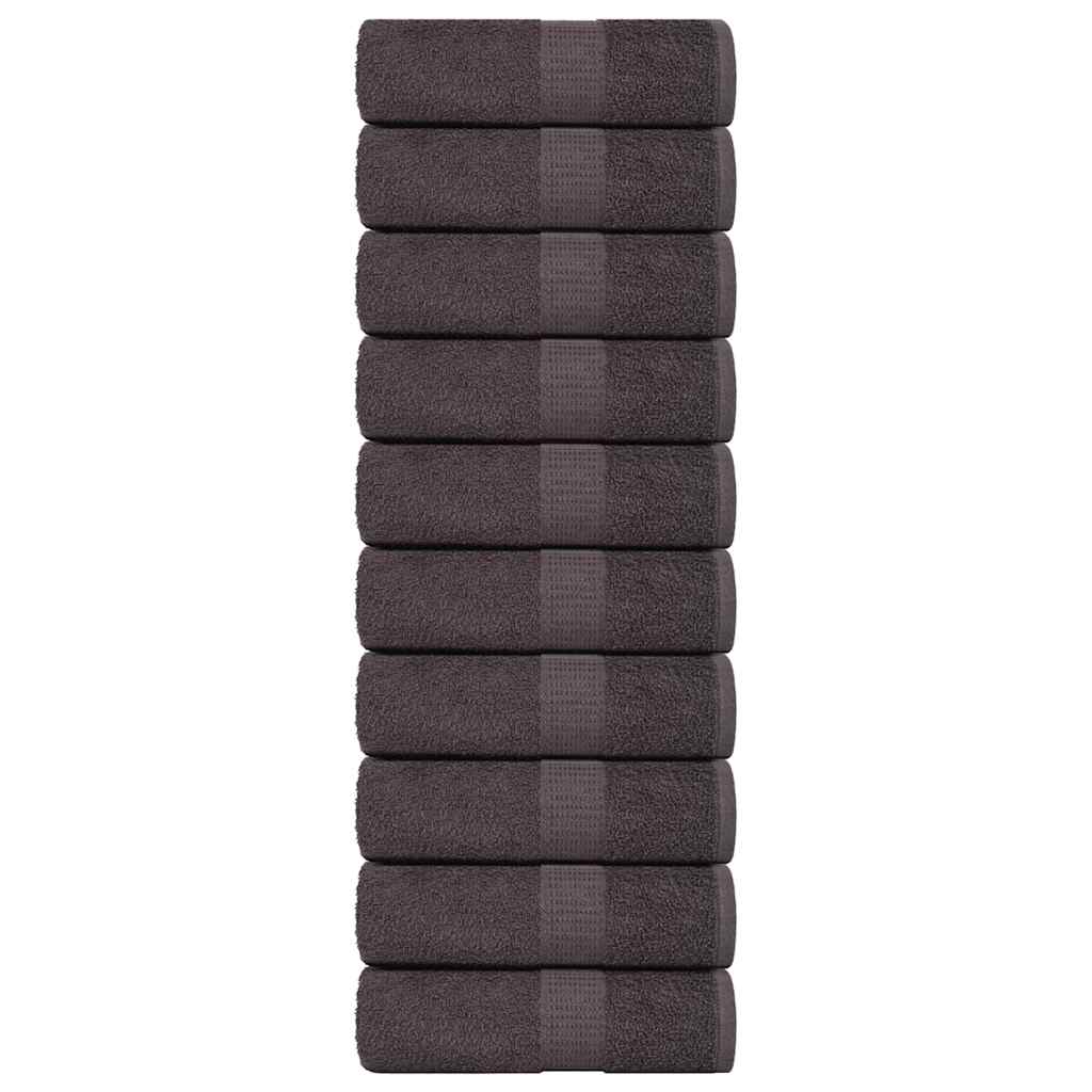 Vidaxl Refrein de toilettes 10 ST 15x21 cm 360 g M² 100% coton Color