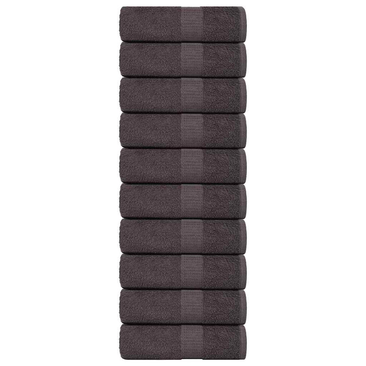 Vidaxl Refrein de toilettes 10 ST 15x21 cm 360 g M² 100% coton Color