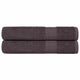 Serviettes sauna vidaxl 2 ST 80x200 cm 360 g m² 100% coton anthracite