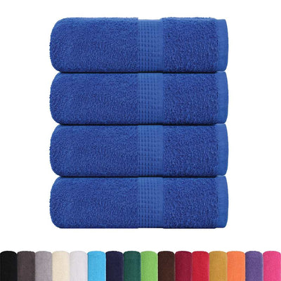 Vidaxl Soap Wipes 4 ST 30x30 cm 360 g m² 100% coton bleu