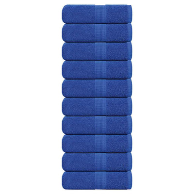 Vidaxl Soap Wipes 10 ST 30x30 cm 360 g m² 100% coton bleu