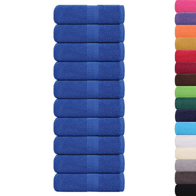 Vidaxl Soap Wipes 10 ST 30x30 cm 360 g m² 100% coton bleu