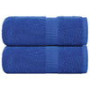 Vidaxl Guest Wipes 2 PCS 30x50 cm 360 g m² 100% coton bleu