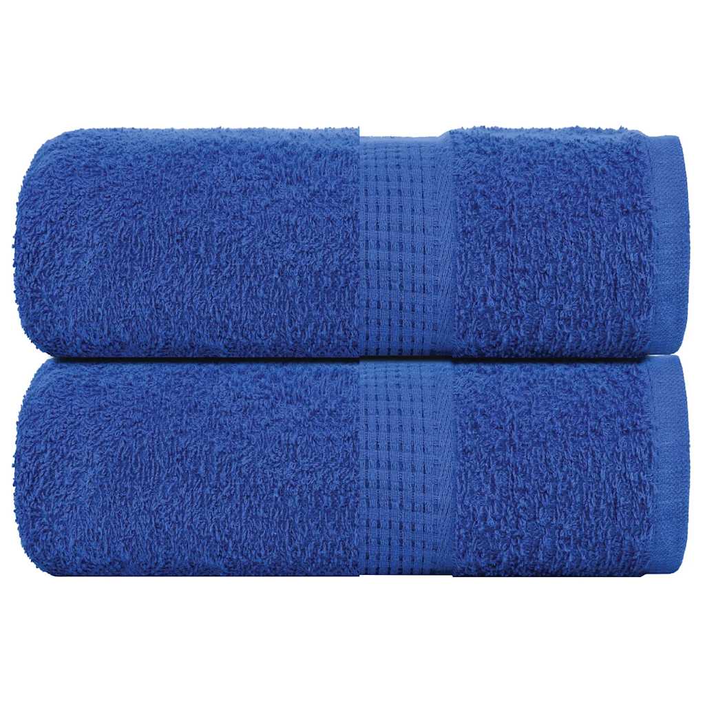 Vidaxl Guest Wipes 2 PCS 30x50 cm 360 g m² 100% coton bleu