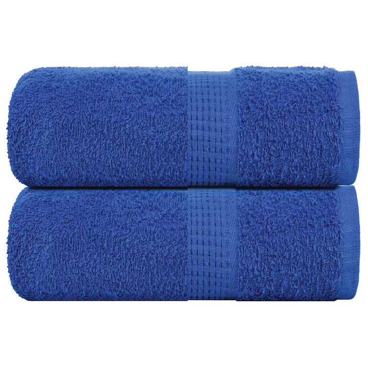 Vidaxl Guest Wipes 2 PCS 30x50 cm 360 g m² 100% coton bleu