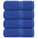 Vidaxl Guest Wipes 4 ST 30x50 cm 360 g m² 100% coton bleu