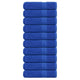 Serviettes vidaxl 10 ST 50x100 cm 360 g m² 100% coton bleu