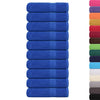 Serviettes vidaxl 10 ST 50x100 cm 360 g m² 100% coton bleu