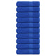 Serviettes de bain vidaxl 10 pcs 100x150 cm 360 g m² 100% coton bleu