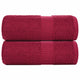 Vidaxl SOAP Wipes 2 ST 30X30 CM 360 G M² 100% Coton Bourgogne rouge