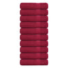 Serviettes Vidaxl 10 ST 50x100 cm 360 g m² 100% coton Bourgogne rouge