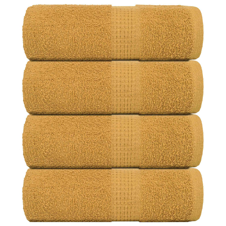Vidaxl Soap Wipes 4 ST 30x30 cm 360 g m² 100% coton or de couleur