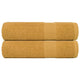 Serviettes de bain vidaxl 2 pcs 100x150 cm 360 g m² 100% coton or de couleur
