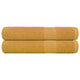 Serviettes de sauna vidaxl 2 ST 80x200 cm 360 g m² 100% coton or de couleur