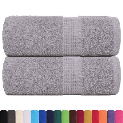 Vidaxl Soap Wipes 2 ST 30x30 cm 360 g m² 100% coton gris