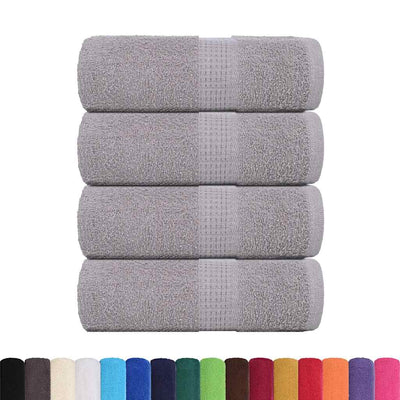 Vidaxl Soap Wipes 4 ST 30x30 cm 360 g m² 100% coton gris
