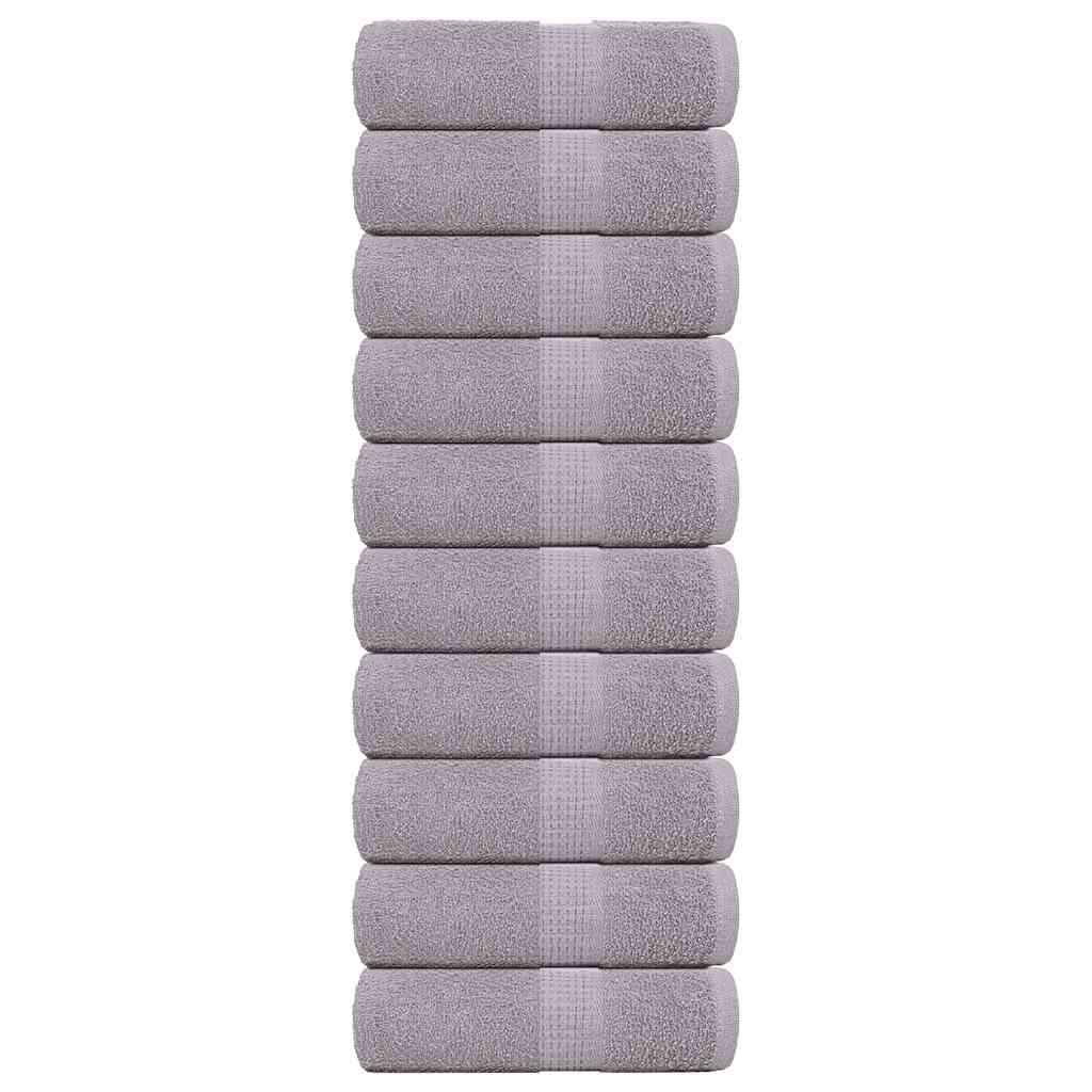 Vidaxl SOAP Wipes 10 ST 30x30 cm 360 g m² 100% coton gris