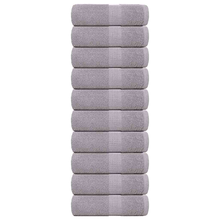 Vidaxl SOAP Wipes 10 ST 30x30 cm 360 g m² 100% coton gris