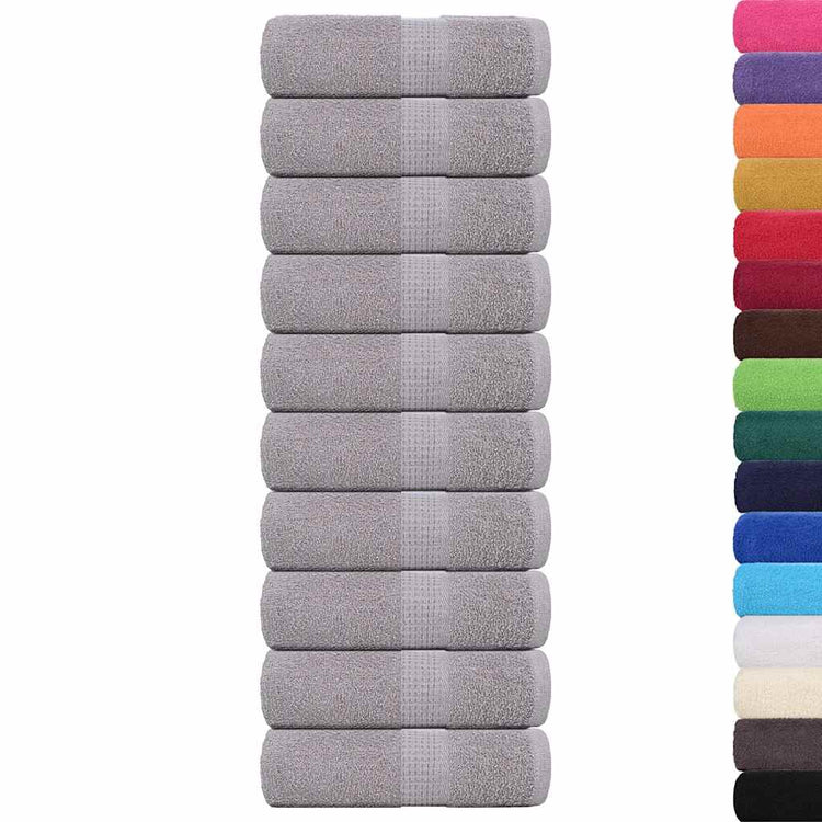 Vidaxl SOAP Wipes 10 ST 30x30 cm 360 g m² 100% coton gris