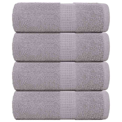 Vidaxl Guest Wipes 4 PCS 30x50 cm 360 g m² 100% coton gris
