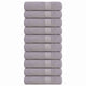 Serviettes de bain vidaxl 10 st 100x150cm 360 g m² 100% coton gris