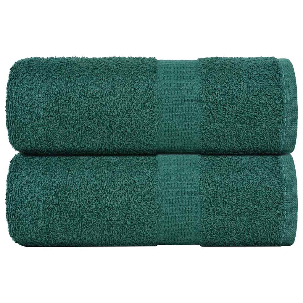 Vidaxl Soap Wipes 2 ST 30x30 cm 360 g m² 100% coton vert