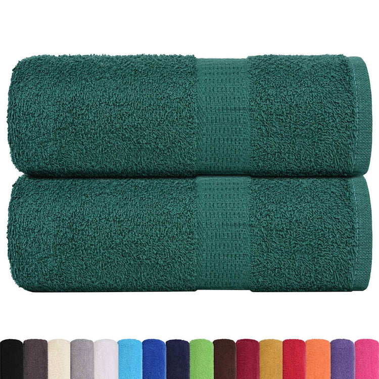 Vidaxl Soap Wipes 2 ST 30x30 cm 360 g m² 100% coton vert