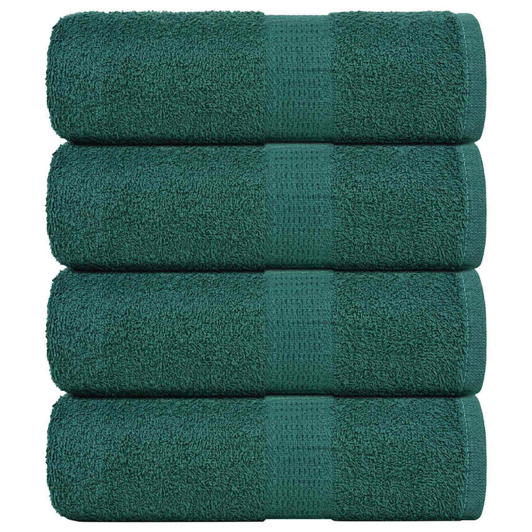 Vidaxl Soap Wipes 4 ST 30x30 cm 360 g m² 100% coton vert